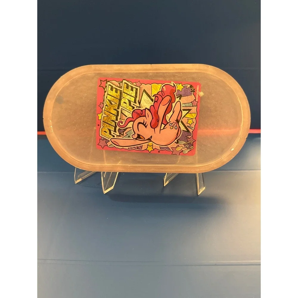 Pinkie Pie My Little Pony Resin Trinket Tray Glitter Oval Jewelry Dish Handmade